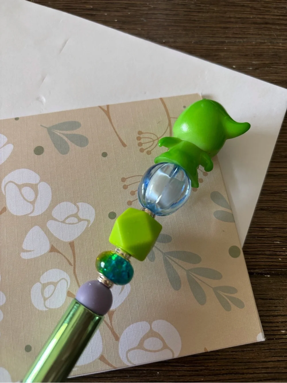 Disney Doorables: Nightmare Before Christmas: Oggie Boggie handmade beaded pen